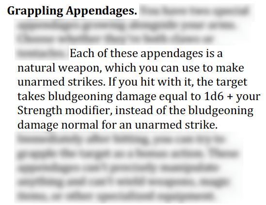 Simic Hybrid Grappling Appendages