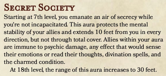 Oath of Secret Knowledge - Secret Society