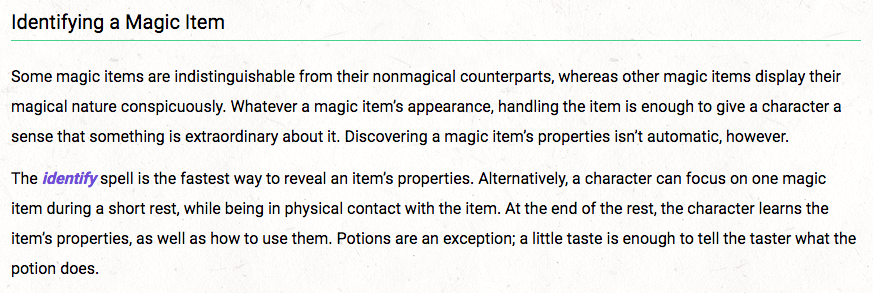 Identifying Magic Items – ThinkDM